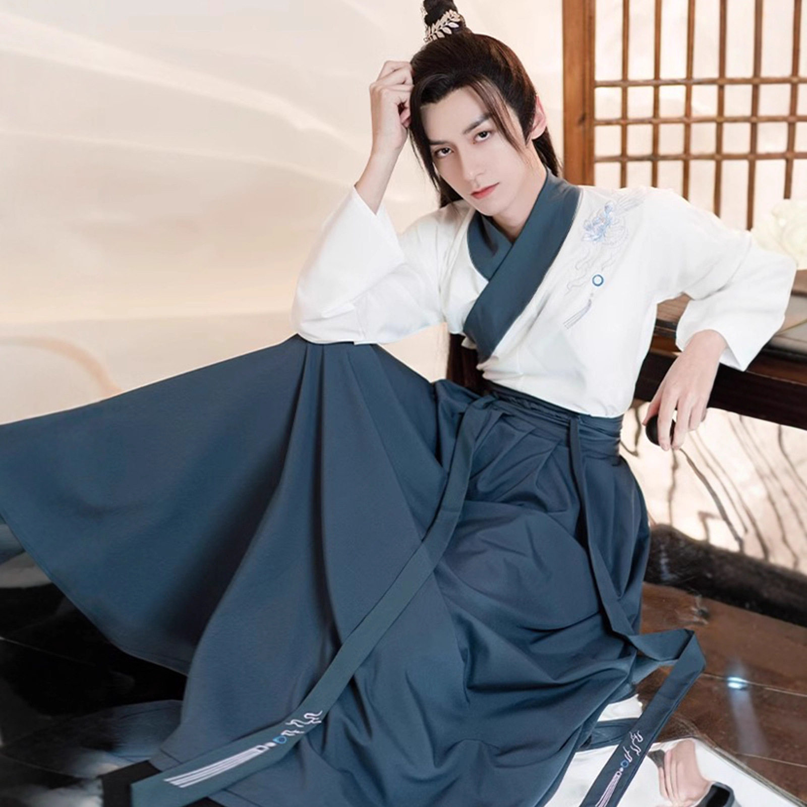 织造局原创魏晋风汉服男女款2026新款武侠风套装学生书生日常古装