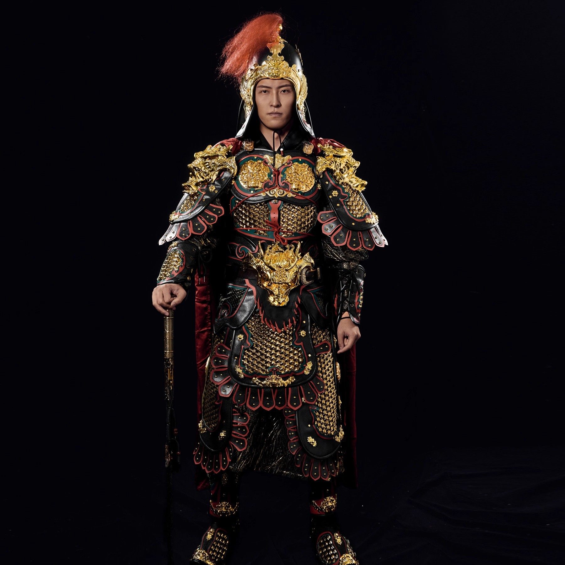 云梦集山纹分体甲新国潮真人可穿戴中国甲胄铠甲盔甲唐明光铠硬派