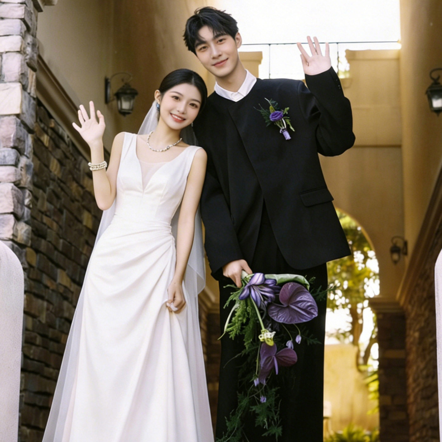 云梦集中山装新中式西装套装痞帅男高级感订婚穿搭立领垫肩唐装