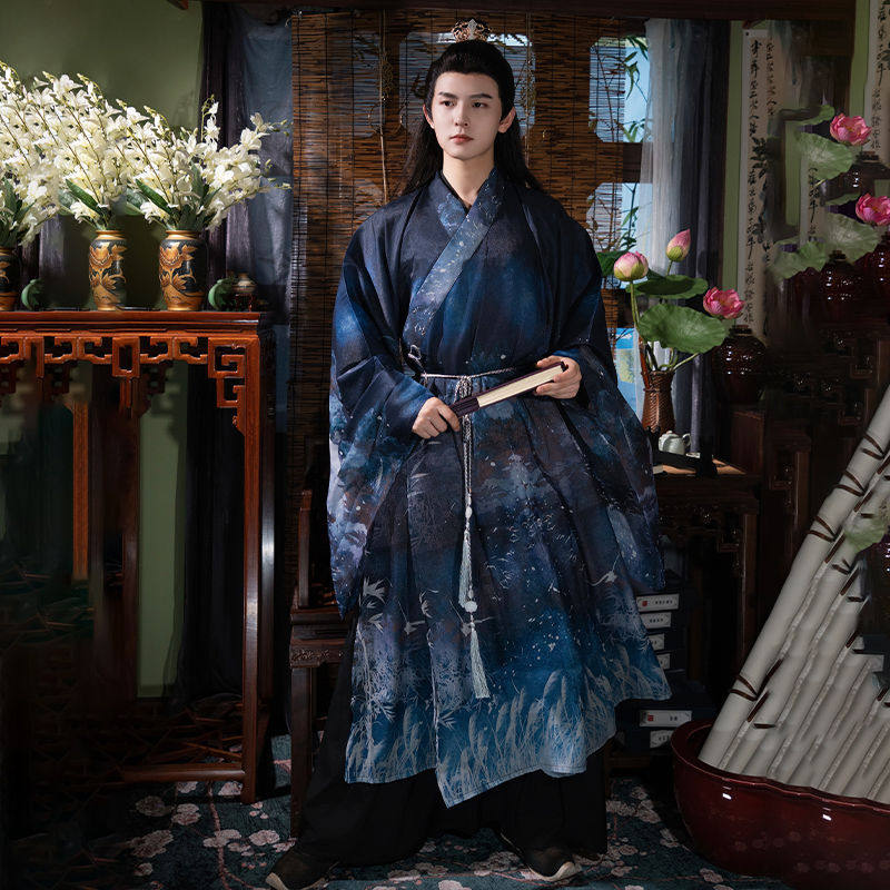 织造局新款明制交领袍披风原创汉服2026春男女款侠客仙气中国风套