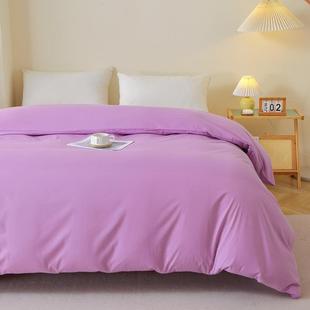 100纯棉加厚磨毛被套冬季 单件宿舍单人1.5米全棉被罩150x200x230