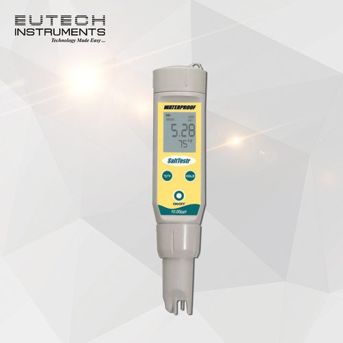 Eutech/优特防水型SaltTestr11盐度计测试笔带ATC&温度显示