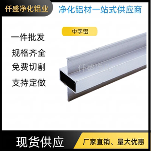 手工板吊顶手工板连接中字铝吊顶型材中字吊梁净化板内嵌式铝型材