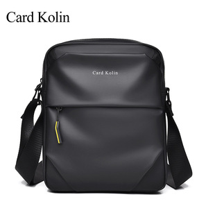 歌岸2025新款男士斜挎包大容量防水通勤高端精品单肩包商务休闲潮