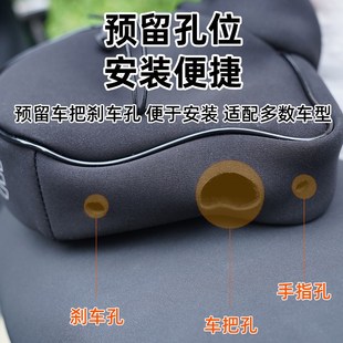 拳击护手套炫酷电动车车把套通用加厚防风保暖 适用小牛九号冬季