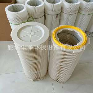 快拆滤筒聚酯纤维无纺布滤芯折叠粉尘滤芯工业六耳除尘滤芯厂家