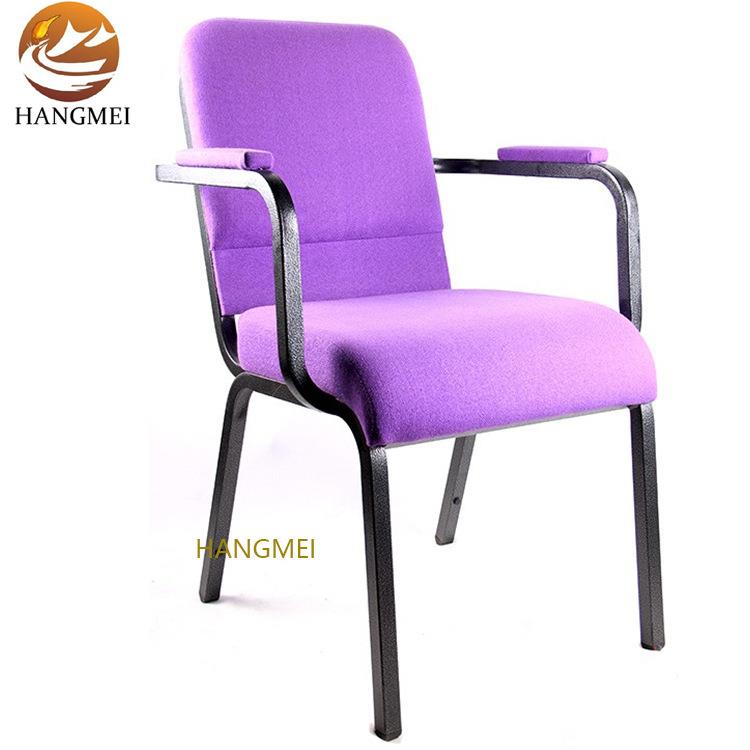 【HM-C13】美式扶手教堂椅 电影院扶手教堂椅户外