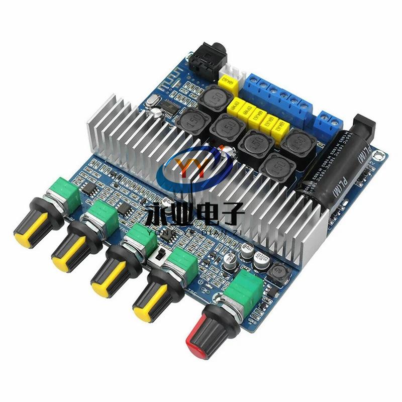 双核TPA3116数字大功率2.1车载家用低音炮成品功放板HiFi直流重