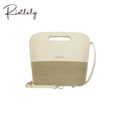 Riotlily 艾特里里休闲编织手提包送女友新年礼物
