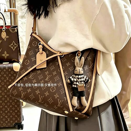 LV&GEDETE官方旗舰店camera包包挂件汽车钥匙扣挂饰 小兔子配饰坠