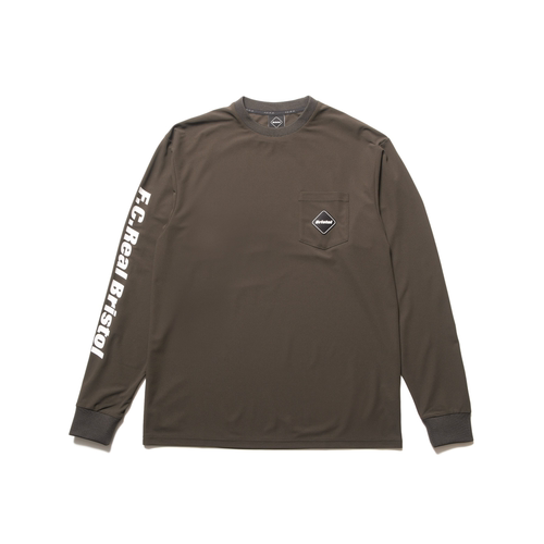 FCRB圆领徽标长款T恤24AW