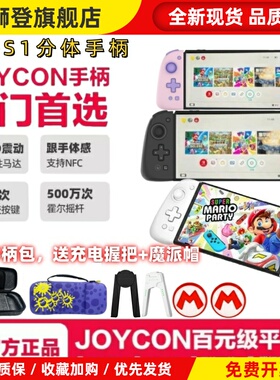 魔派S1分体手柄Switch手柄joycon手柄HD震动体感液态硅胶游戏手柄