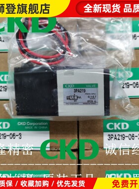 CKD电磁阀 3PB 3PA110 4JA 3PA119-M5 3PA210 3PA219-06-E2-P-3