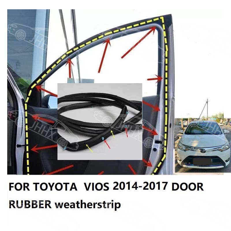 VIOS威驰2014-2017车门密封条防水密封胶条隔音胶条