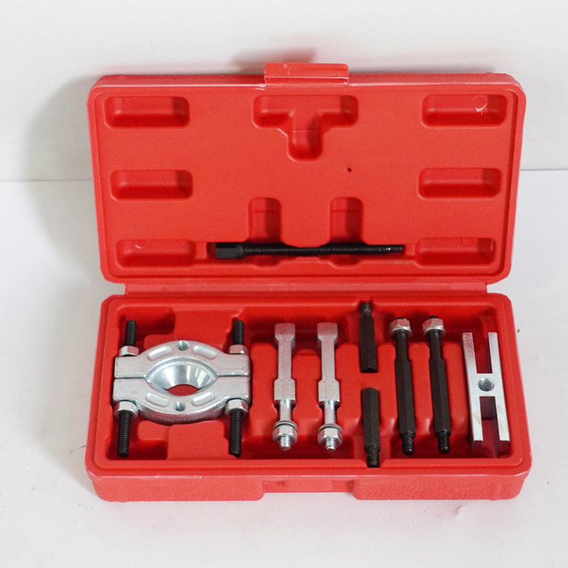 9件套双盘轴承拉拔器工具-拆卸工具、轴承提取器分离器齿轮箱