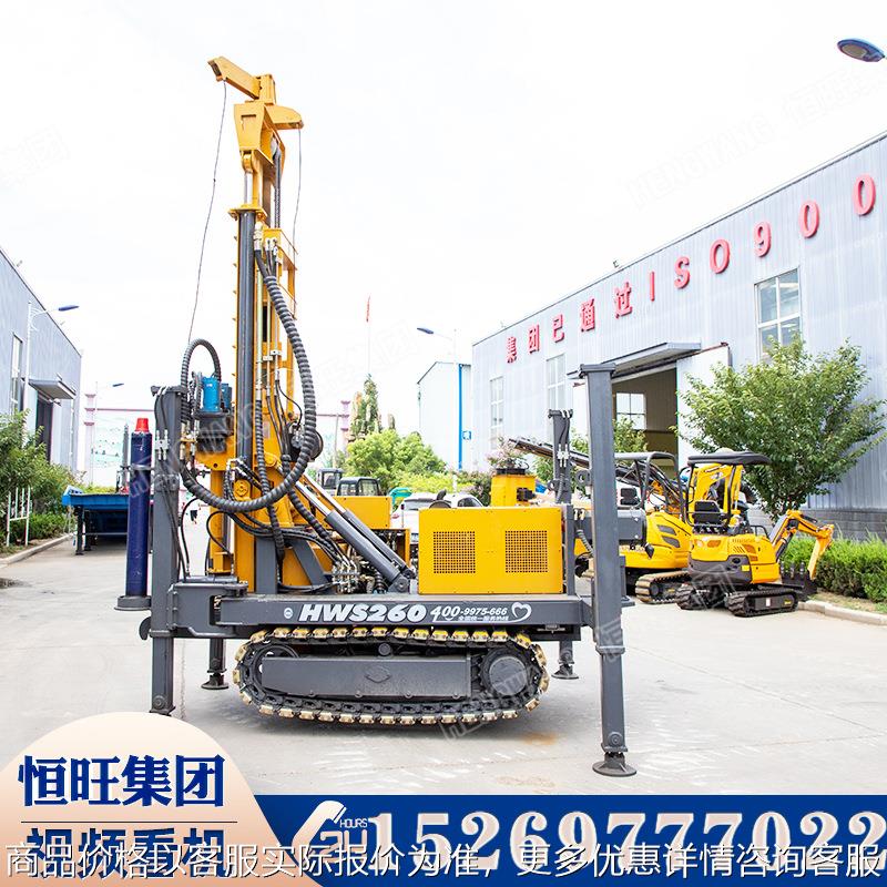 履带式气动钻井机全液压水井钻机300米深水井打井机气动凿岩钻机
