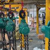 HQ行走式 气动葫芦防过载保护 气动葫芦船舶用固定式