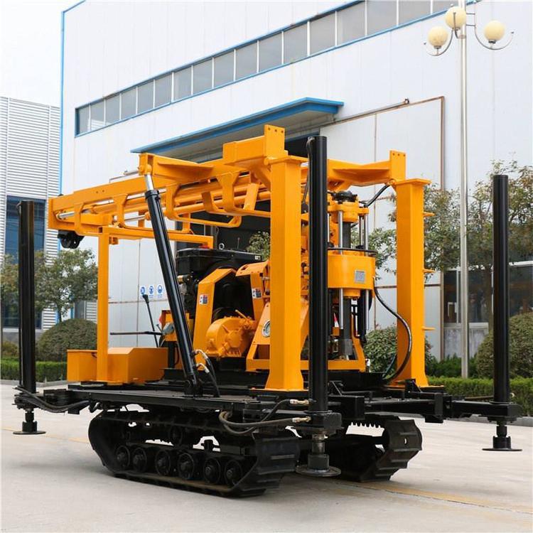 液压钻机地质勘探钻机 液压钻井机履带式钻机百米农田打井机