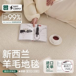轻奢客厅沙发茶几垫子免洗可擦卧室床边地垫 大江羊毛地毯2024新款