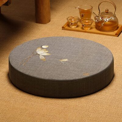 拜垫跪垫家用打坐禅修垫佛垫圆形地毯坐垫蒲团垫可拆洗大礼拜专用