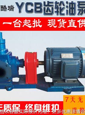 YCB5-0.6 齿轮耐磨齿轮泵 铸铁圆弧齿轮油泵 牌卧式输油泵