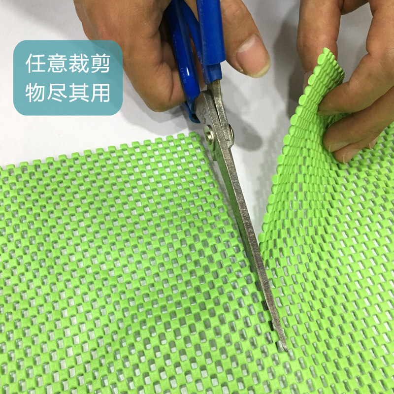 超市水果防滑垫草绿色垫布塑料橡胶垫片蔬菜网状加厚护垫