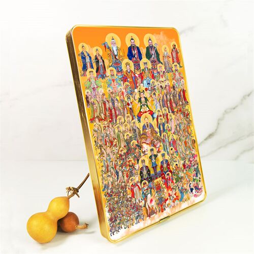 新全神图摆台挂墙相框画 三玉帝太乙雷祖三官大帝众神仙壁画