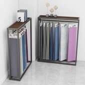 帘吊卡展示架布艺布料样品色卡展架落地式 货架展厅陈列架