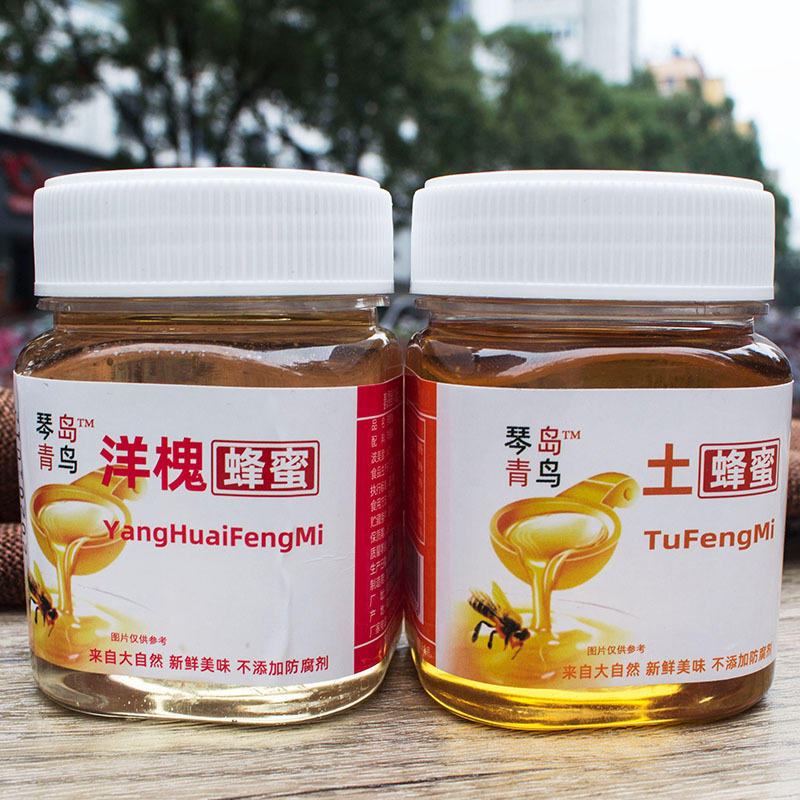槐花秦岭深山油菜花百花精调洋槐蜂蜜蜂王浆椴树黑蜂雪蜜