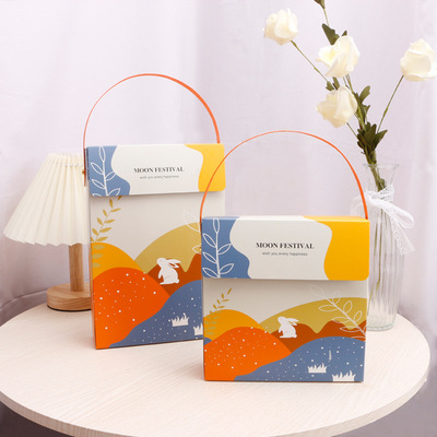 新款4粒6粒中秋节礼盒月饼盒包装