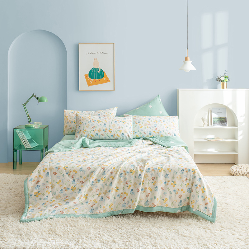 全棉夏被空调被夏凉被纯棉薄被子