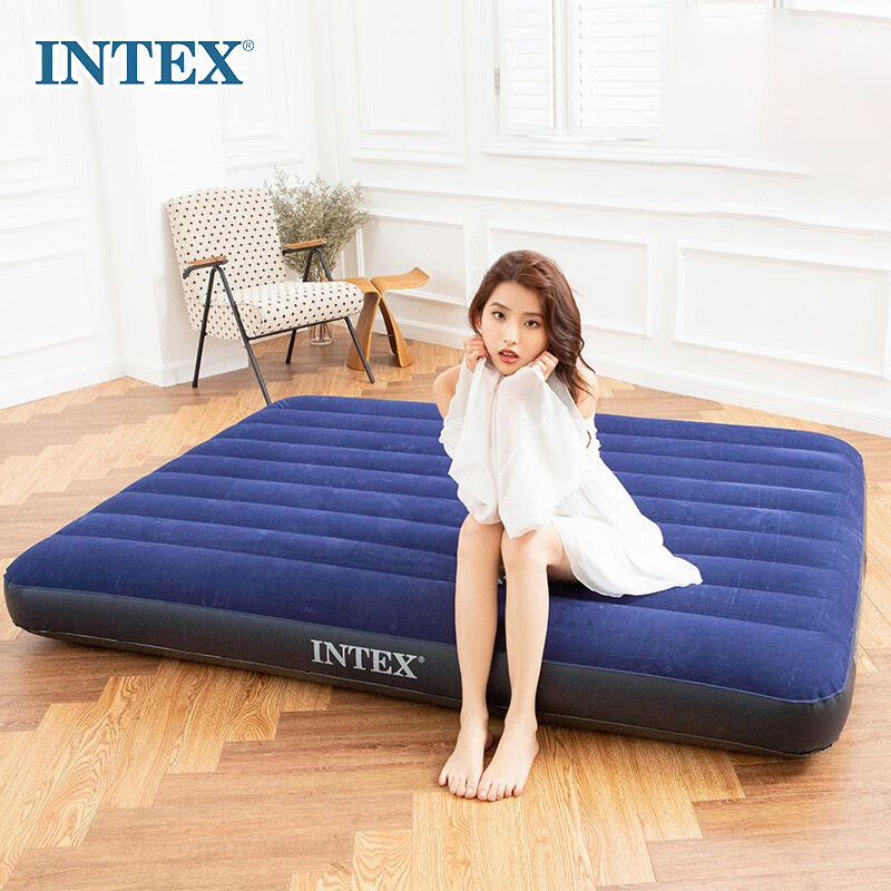 INTEX64755充气床垫大号植绒空气