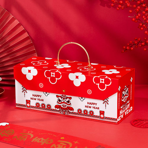 春节礼盒新年蛇年包装盒坚果空盒