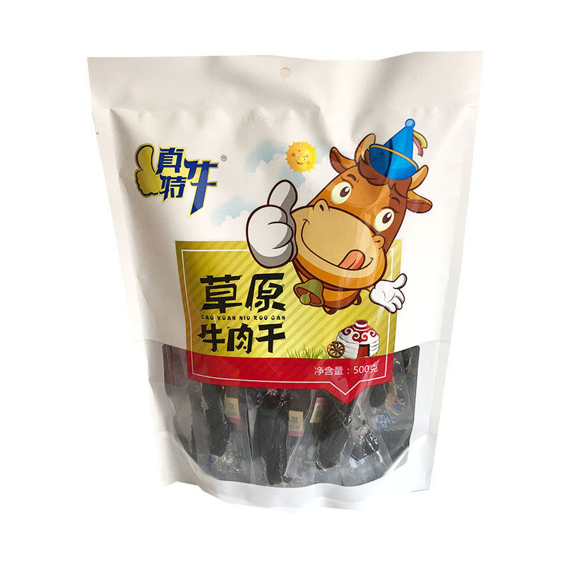 内蒙古特产包日查真特牛500g牛肉干风干牛肉零食肉制品