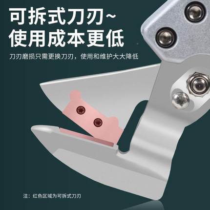 钢JDB7218B无刷电动剪刀充电式铁皮剪彩瓦电剪锂子电剪网金钢剪刀