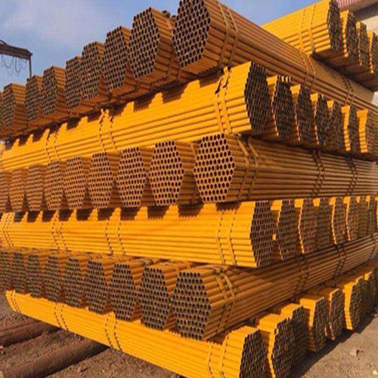 广无品牌/现货Q235B缝焊管东4直分圆管高频焊接钢管建筑工地用排