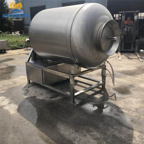 腌鸡肉串制设 小型柳真FRM空备鸡滚揉机