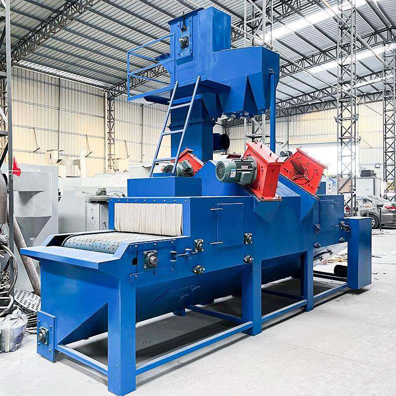 面过式抛丸机智能抛头平输送表通面处理式机械石材家具自动FMV除