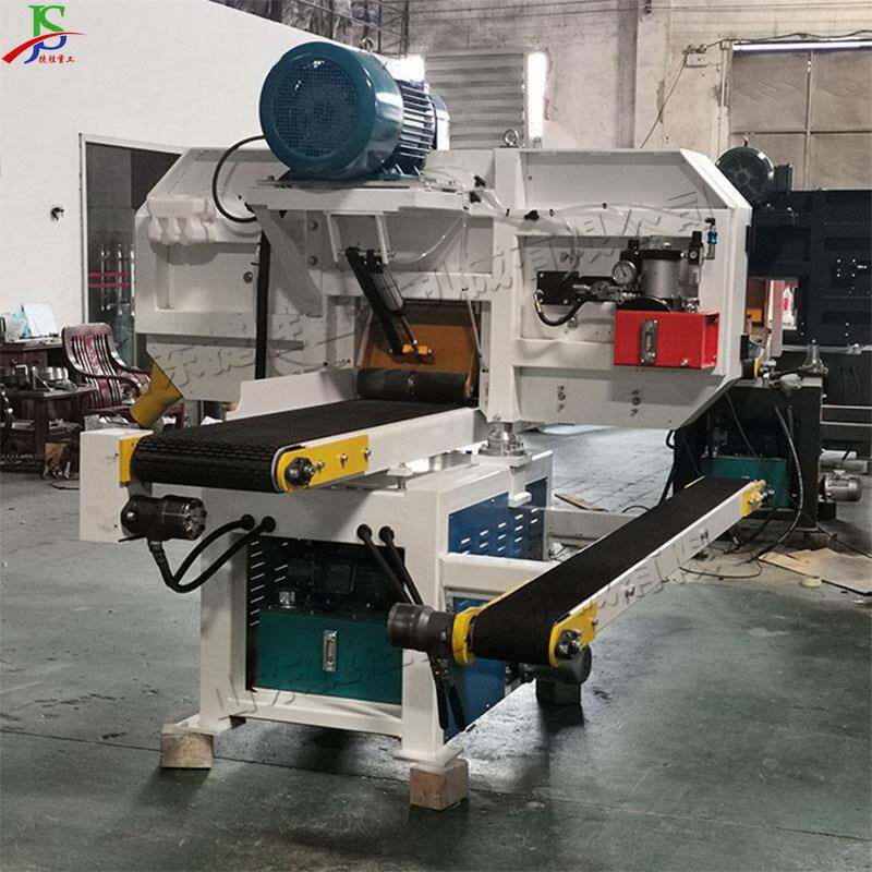 卧式方木复动开薄片机 自往式工带锯机 液压传动合木金锯js-56164