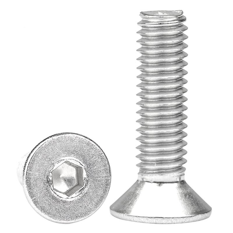 201不锈钢螺栓内角沉丝头螺六内六角平头螺丝螺钉M45M6M8M1M0