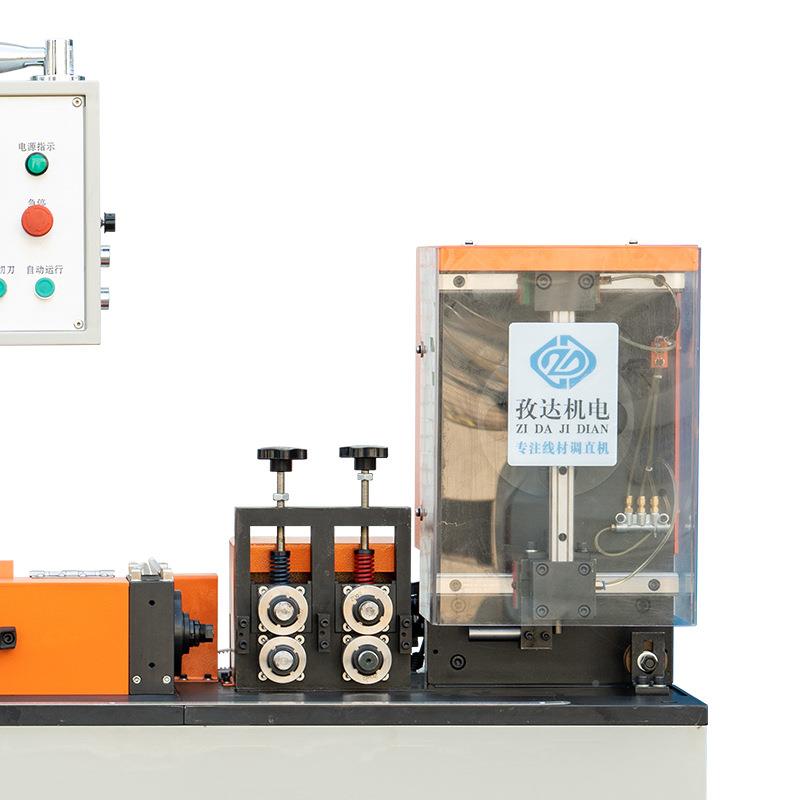 供应数线控直线材调直飞下料剪机铁钢丝拉切断机伺服飞剪下料机