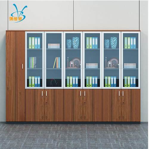 办锁公家具文件柜资料BWY-5505柜储物书柜室档案柜高柜质木带板式