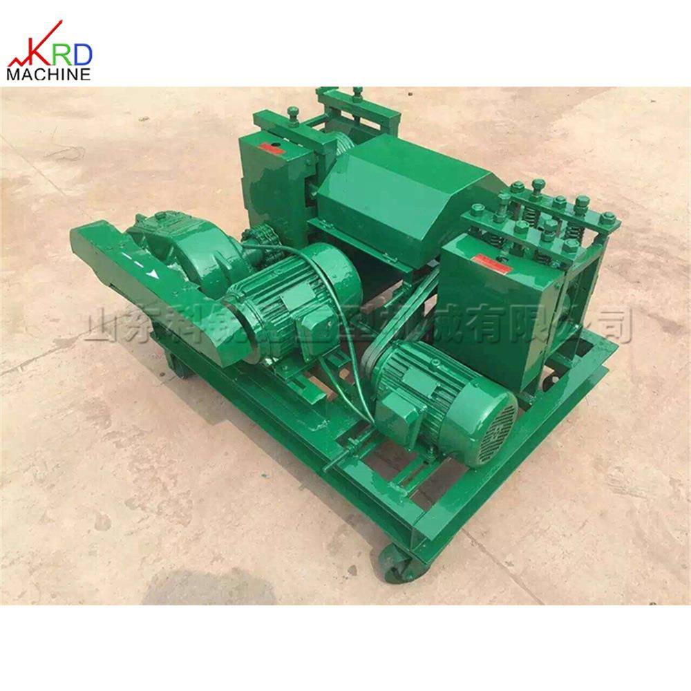 Rsebar traigtening machine 旧钢筋再利用拉h直直机 废钢筋拉机