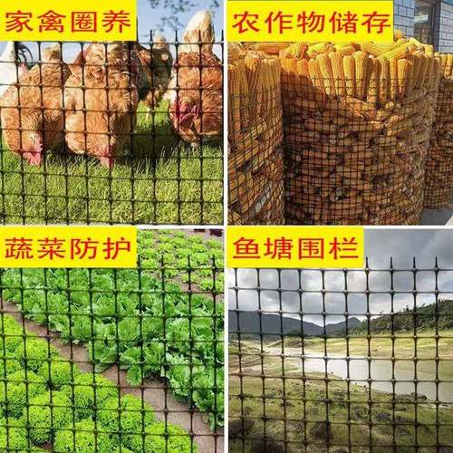 塑网圈网玉米网鸡养鸭圈地养殖围栏UCR果园菜园土料工格栅塑料围