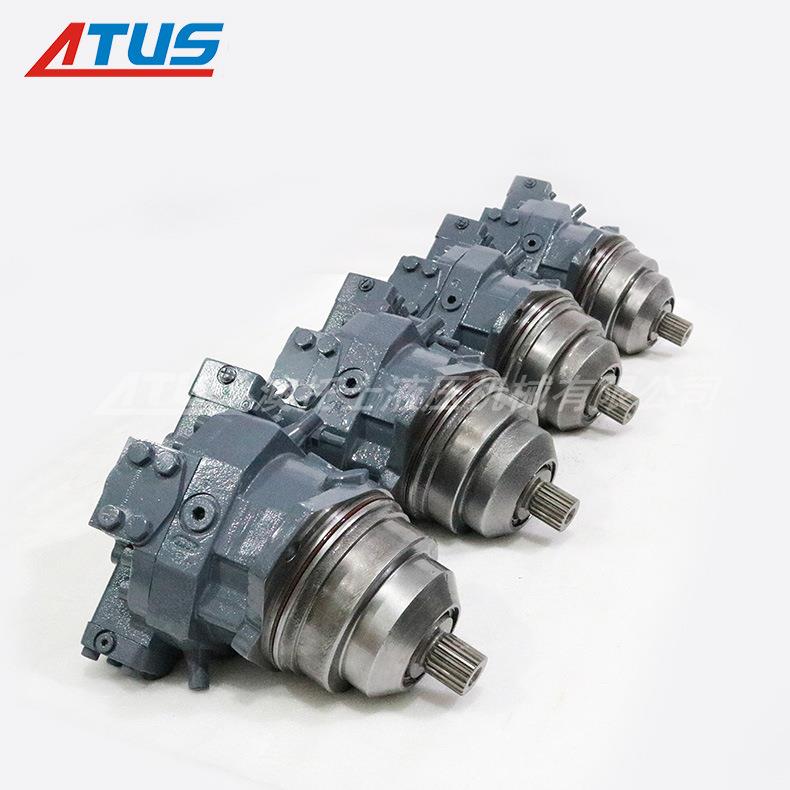 液压马达A6VE80EP2轴变量柱0塞BTX马达B22斜051马000245行走达