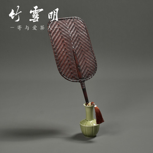 竹雪明|复古竹编扇子芭蕉扇