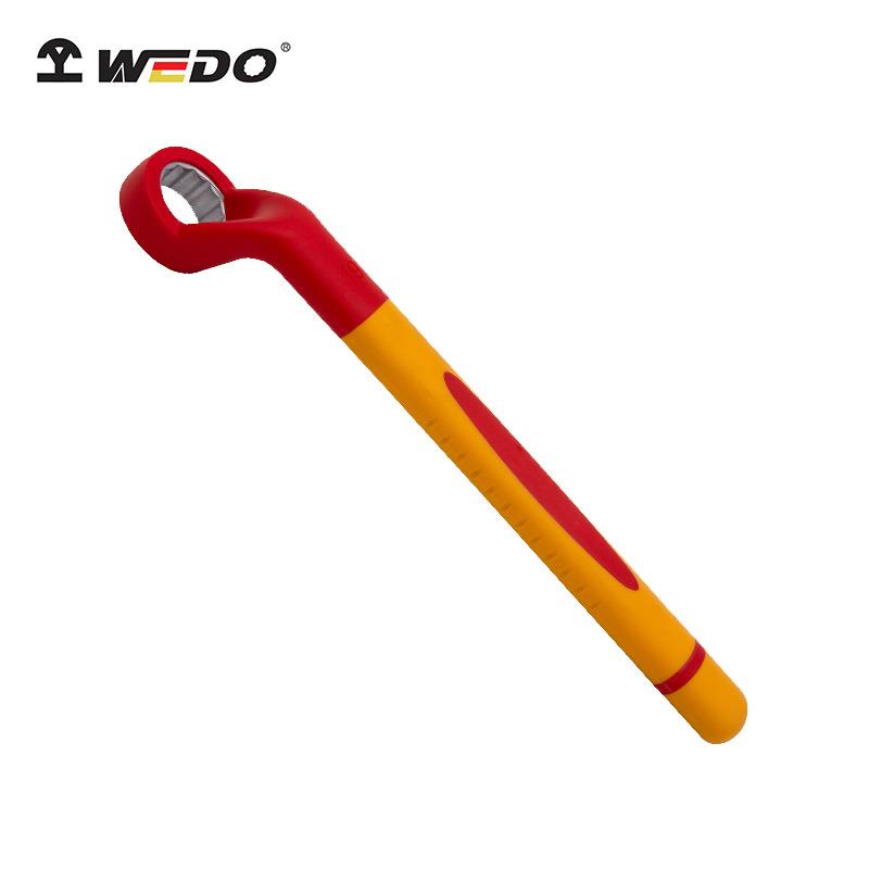 WEDO维度 绝缘工具 VDE GS认证 绝缘注塑单头高颈梅花扳手