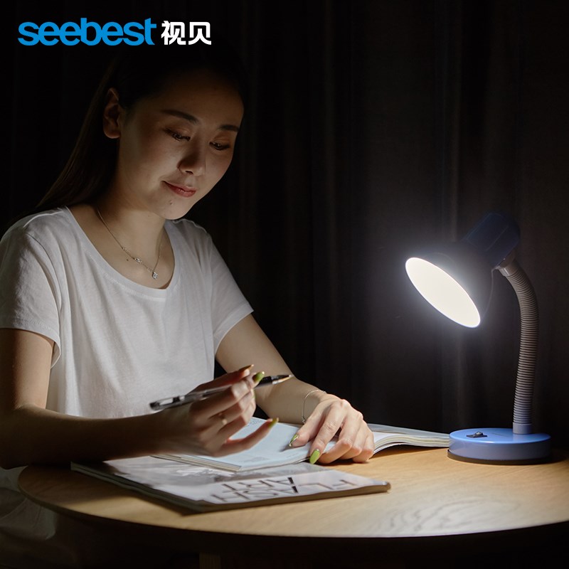 视贝插电老式台灯台灯护眼书桌大学生宿舍卧室儿童小台灯