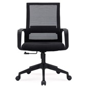 办公椅现代职员椅舒适久坐靠背电脑椅弓形升降会议室员工椅