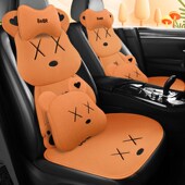 汽车坐垫夏季 通用半包围小蛮腰车用座垫座 透气爱纯麻四季